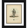 thumbnail image 1 of Meyrick 20x24 Black Ornate Wood Framed with Double Matting Museum Art Print Titled - Men in Armour IV, 1 of 4