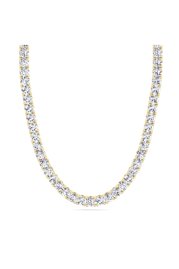 Meyul - 12 Carat Men's Diamond Tennis Necklace Chain