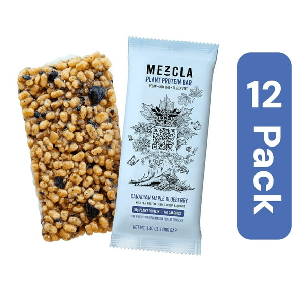 Mezcla Bar Blueberry Maple 1.4 oz (Pack of 12)