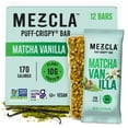 thumbnail image 1 of Mezcla Puff Crispy Protein Bars, Gluten Free & Vegan Protein Bars, 10g Protein, Alt for Crispy Rice Treat, Granola Bars & Breakfast Bars, Healthy Snacks for Adults, Matcha Vanilla, 12 Pack, 1 of 11