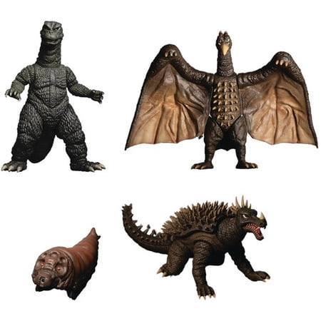 Mezco - Godzilla: Destroy All Monsters - 5 Points XL - Round 1 Boxed Set, Mezco, Gifts