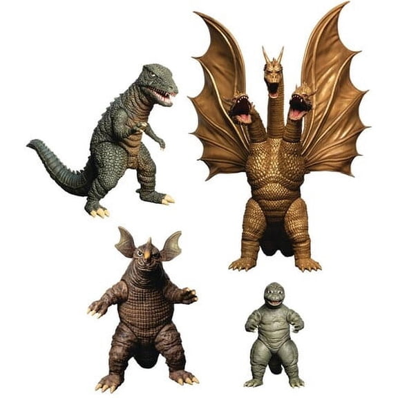 Mezco - Godzilla: Destroy All Monsters - 5 Points XL - Round 2 Boxed Set, Mezco, Gifts
