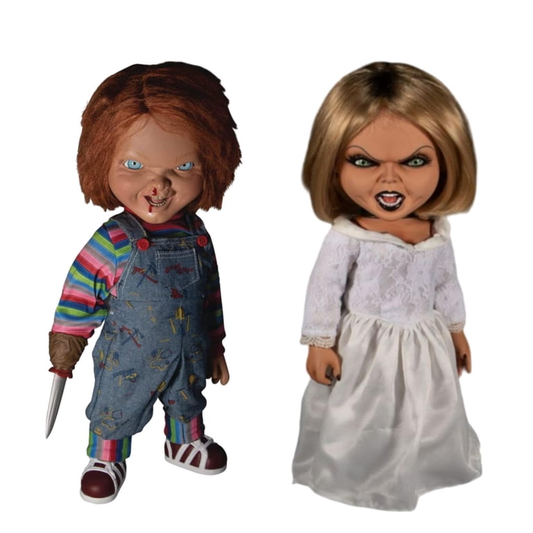 Mezco Mega Scale Talking Menacing Chucky Figure Bundle with Mezco