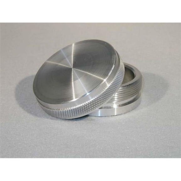 Meziere MEZPN6500 2.50 in. OD Weld-On Aluminum Bung Bung & Cap Kit with Aluminum Threaded Cap, Natural