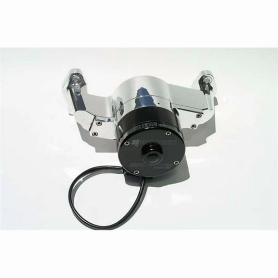 Meziere WP101U Polished Billet Electric Water Pump for Small Block Chevy