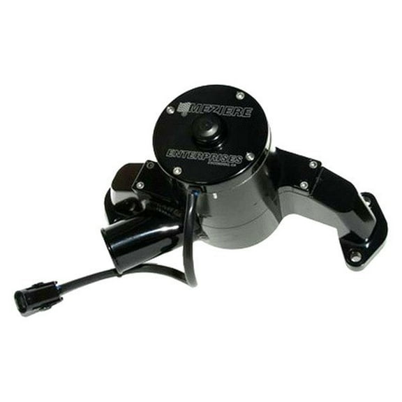 Meziere Enterprises MEZWP300S 12V 55 GPM 300 Series High Flow Electric Water Pump BB Chevrolet, Black