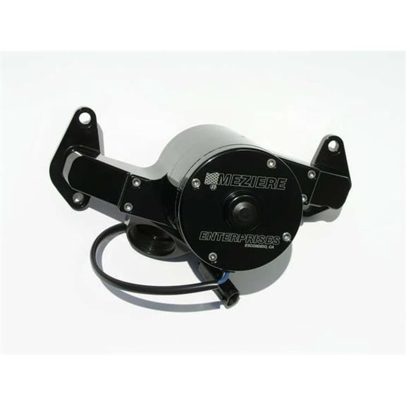 Meziere WP308S Big Block Ford Billet Electric Water Pump - Hi-Flow - Black