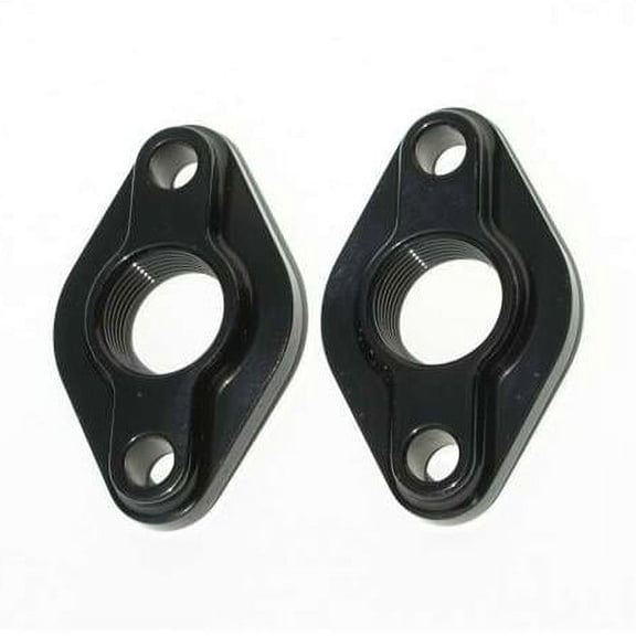 Meziere WP80S Big Block Chevy Water Pump Port Adapters - Black - Pack of 12