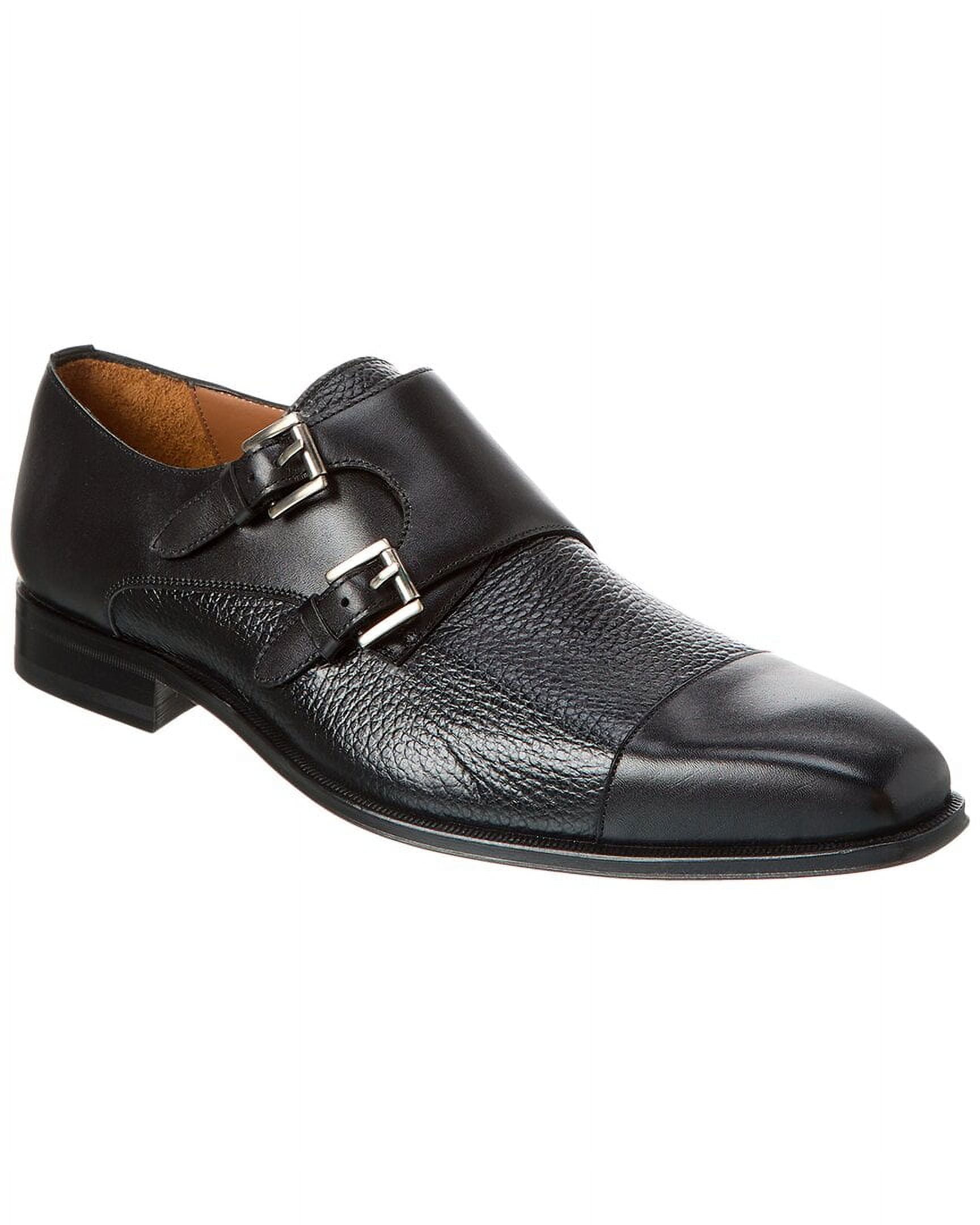 Mezlan double deals monk strap