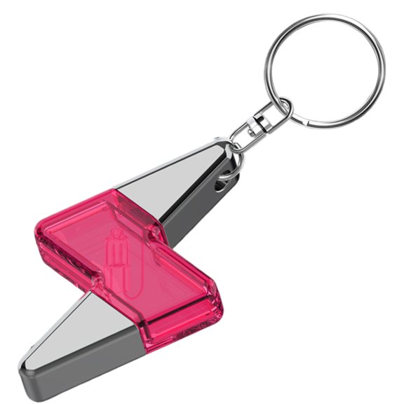 MezoJaoie Anti Static Keychain Portable Static Eliminator Bolt Shaped Anti-Static Stick Keyring Pendant Compact Static Discharging Wand Car Interior Accessories for Winter Use