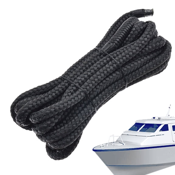 MezoJaoie Boat Dock Lines Heavy Duty Boat Rope With Eyelet Tarps Tie-Downs for Sea Canoe Ski Beach Rafting Lake Sailing Pontoon Tubing