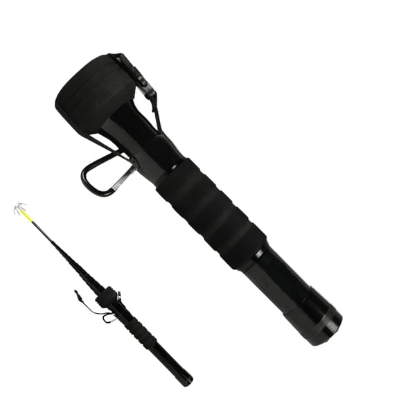MezoJaoie Fishing Gaff Telescoping Pole with Stainless Steel Six-Claw Hook Fishing Tool Fishing Spear for Saltwater Freshwater Boat Ice Fishing