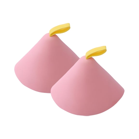 MezoJaoie Handle Covers for Pots and Pans Silicone Triangular Hot Pot Lid Handle Oven Mitt 2 Piece Hand Protector Knob Mitt for Anti Scald Cookware BBQ Kitchen Bakeware Grilling gently