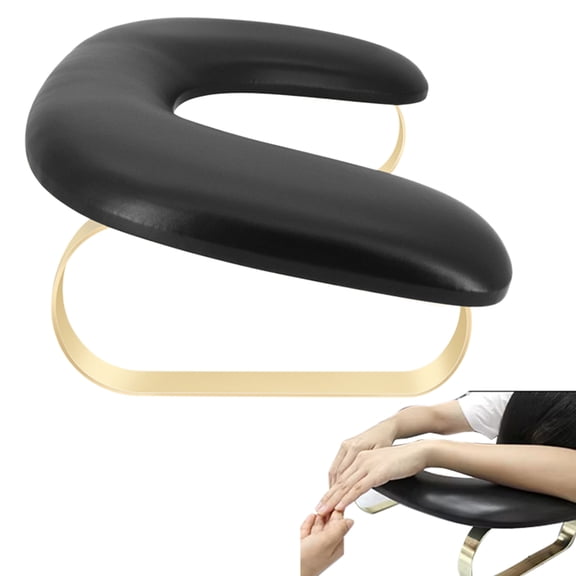 MezoJaoie Nail Arm Rest for Nail Tech PU Leather Manicure Hand Rest U-Shaped Nail Arm Rest Cushion Detachable Nail Desk Arm Rest Nail Hand Pillow for Nails Tech Manicure Pedicure