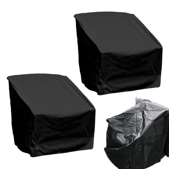 MezoJaoie Patio Chair Covers 2 Pieces Waterproof Swivel Lounge Chair Cover 31 x 33 x 36 Inch UV-Resistant Furniture Protector for Porch Lawn Beach Garden gifts