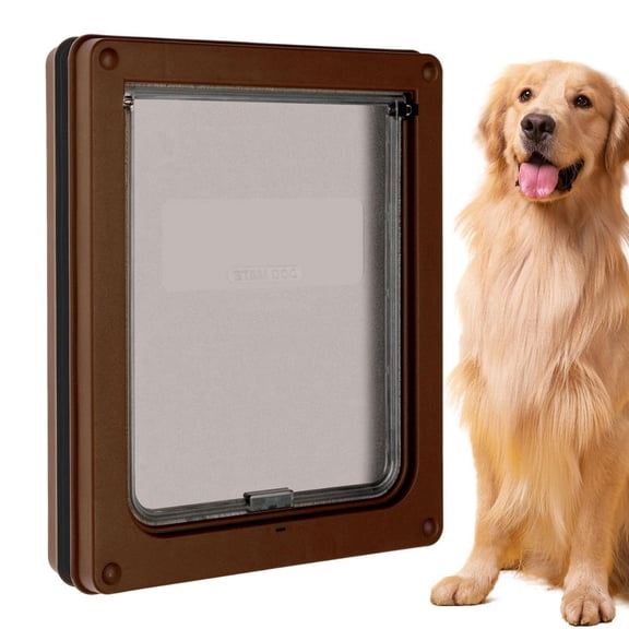 MezoJaoie Pet Door Inside Cat Flap Doggy Door Pet Supplies Gate with Mounting Kit for Interior Exterior Home Living Room Wall Window Bedroom Apartment Balcony Puppy Kitten
