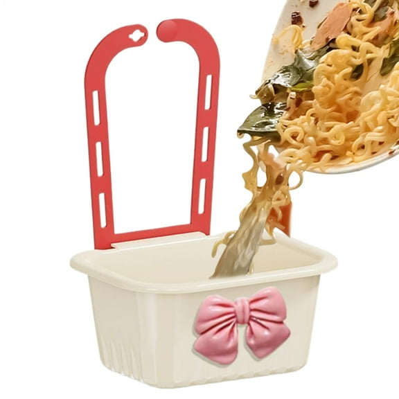 MezoJaoie Sink Strainer Basket Food and Fruit Vegetable Drain Shelf Faucet-Mounted Container Filter for Rice Cooking Soap Apartment and Bathroom Travel feasible