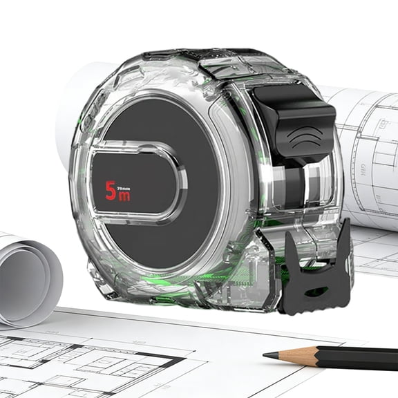 MezoJaoie Small Tape Measure Fluorescent Precision Ruler Ruler Distance Ruler Measuring Tool for Construction Engineering Home Improvement Interior Design Engineer