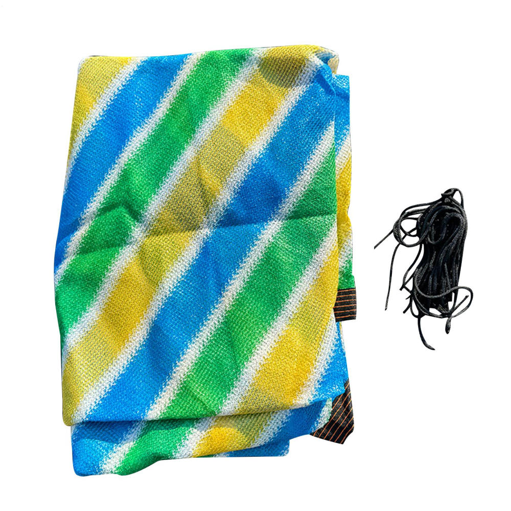 Children Trampoline Safety Net Replacement - Anti-UV Protection Fence With Zipper Door