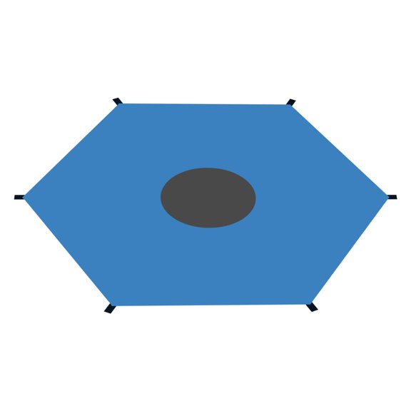 MezoJaoie Trampoline Shade Cover Sun-Protection Trampolines Canopy Easy To Install Trampoline Top Cover For Outdoor Playground Trampolines Sunshade Accessories