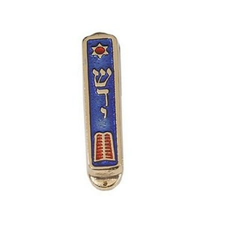 Mezuzah-Car-Ten Commandments (2 )-Brass Enameled