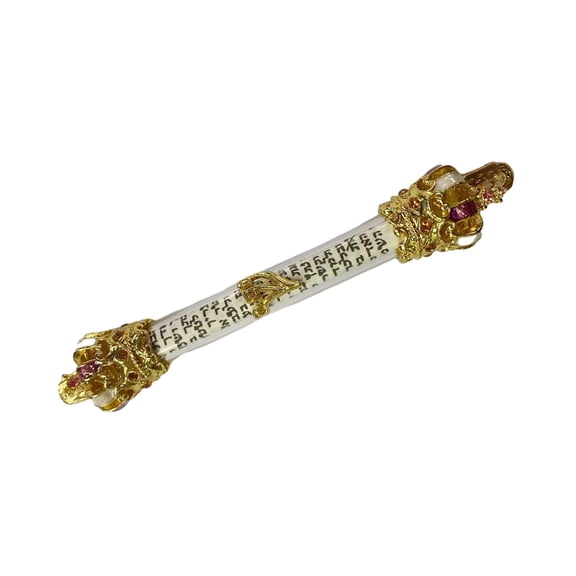 Mezuzah Door Metal Mezuza Gift Religious Scroll Home Mezuzah Judaica Israel Jerusalem Wedding Outdoor Case