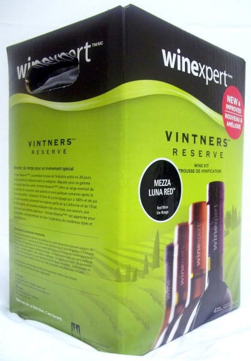 Mezza Luna Red Wine Making Kit Vintners Reserve
