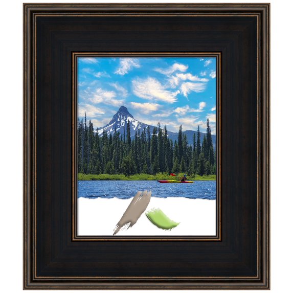 Mezzanine Espresso Wood Picture Frame, Photo Frame, Art Frame