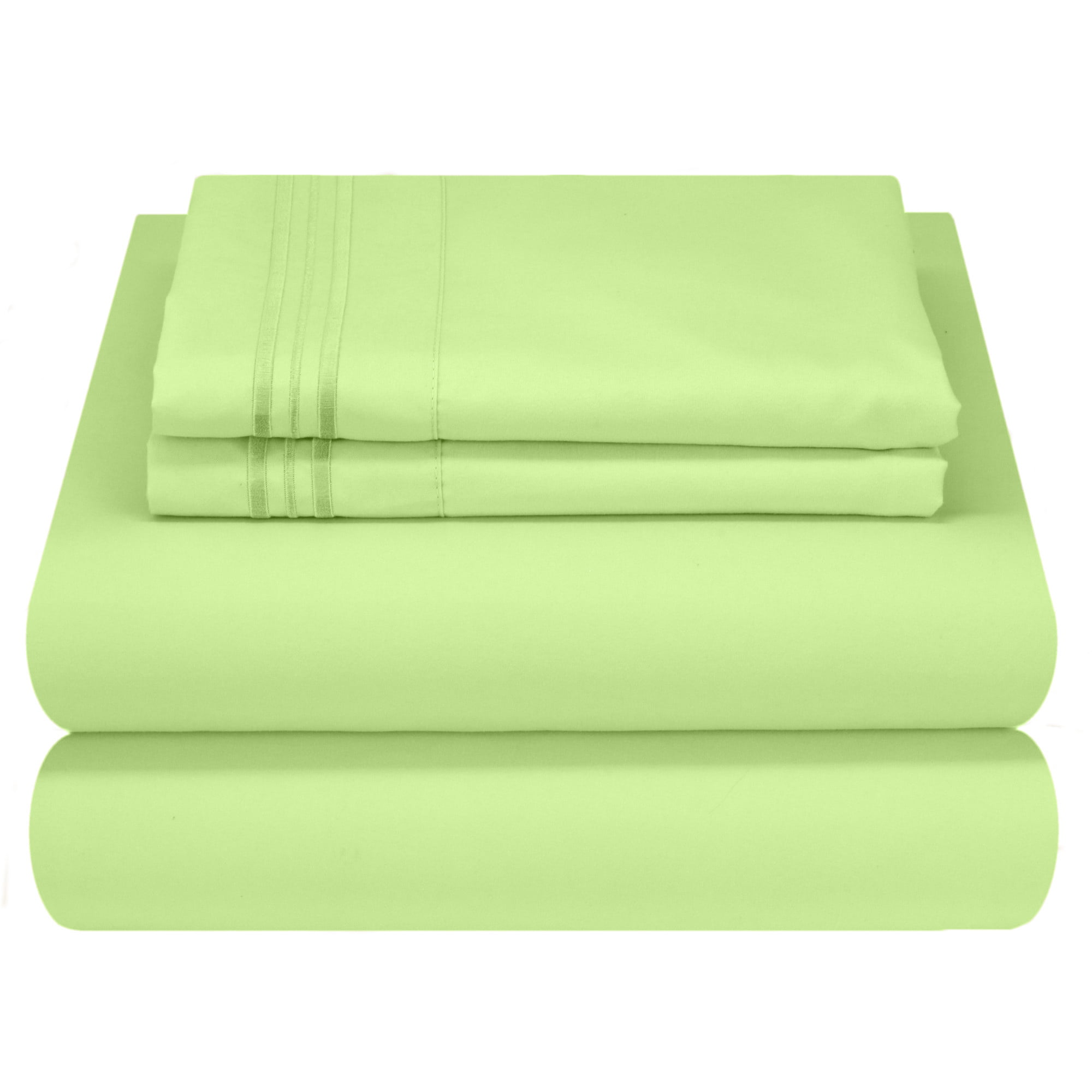Mezzati Brushed Microfiber Bed Sheet Set Ultra Soft and Lightweight