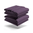 thumbnail image 1 of Mezzati Brushed Microfiber Bed Sheet Set - Ultra Soft and Lightweight for Ultimate Sleep Comfort, Wrinkle Free and Color Fade Resistant, 4pc Queen Purple, 1 of 5