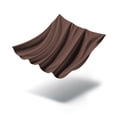 thumbnail image 1 of Mezzati Brushed Microfiber Flat Sheet - Ultra Soft and Lightweight for Ultimate Sleep Comfort, Wrinkle Free and Color Fade Resistant (Brown, Twin), 1 of 5
