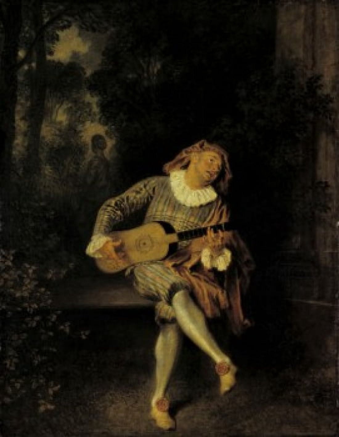 Mezzetin  c 1719 Jean Antoine Watteau (1684-1721French) Oil on Canvas Metropolitan Museum of Art New York City Canvas Art - Jean Antoine Watteau (18 x 24)