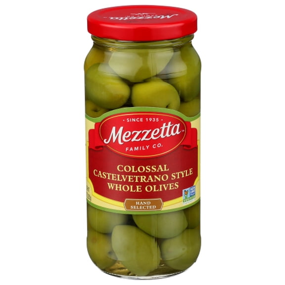 (Pack of 6) Mezzetta Whole Castelvetrano Olives 10 oz