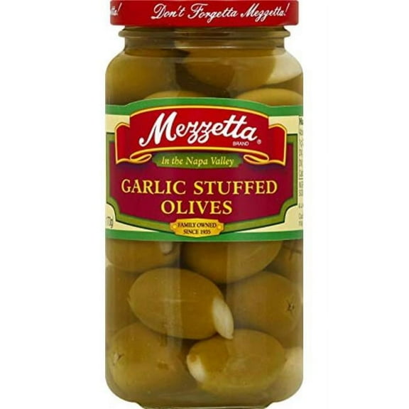Mezzetta Garlic Stuffed Olives, 6 Oz