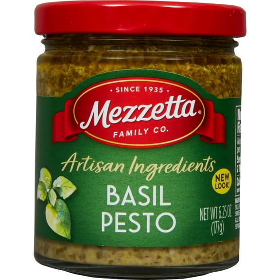Mezzetta Artisan Ingredients Basil Pesto, 6.25 oz Jar