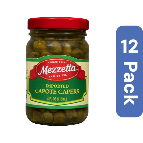 Mezzetta Caper Capote 4 oz (Pack of 12)