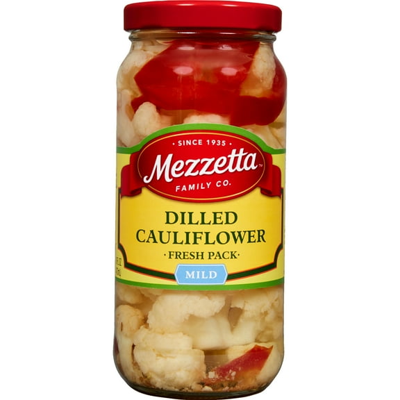 Mezzetta Dilled Cauliflower Fresh Pack Mild, 16 fl oz Jar