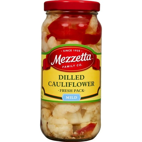 Mezzetta Dilled Cauliflower Fresh Pack Mild, 16 fl oz Jar