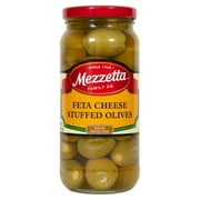 Mezzetta Feta Cheese Stuffed Olives, 9.5 oz Dr. Wt. Jar
