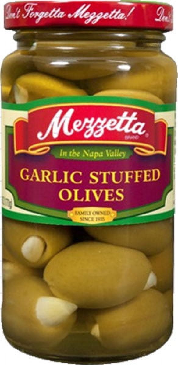 Mezzetta Garlic Stuffed Olives, 2Pack 10 oz. Jars