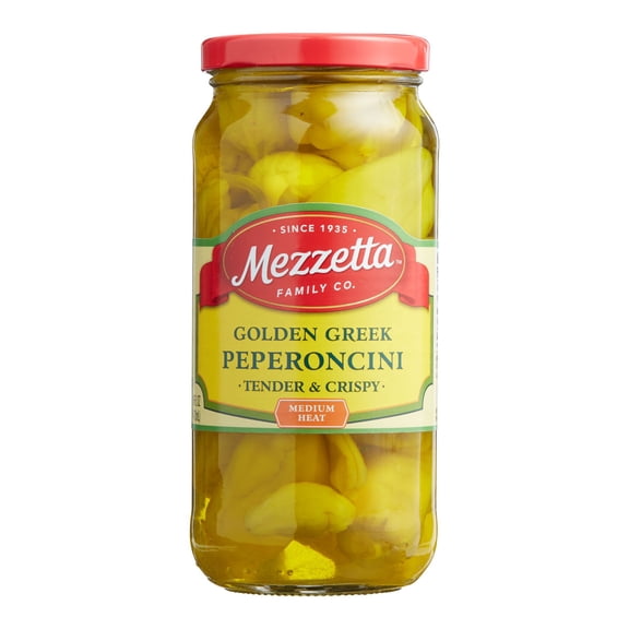 Mezzetta Golden Greek Peperoncini 16 oz. 2each