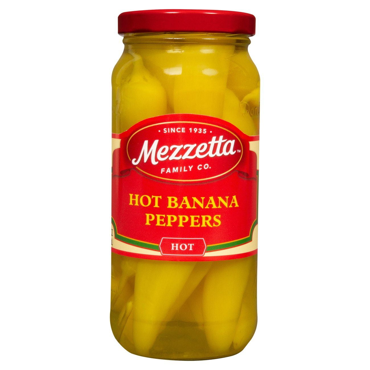 Mezzetta Hot Banana Wax Peppers - 16 oz