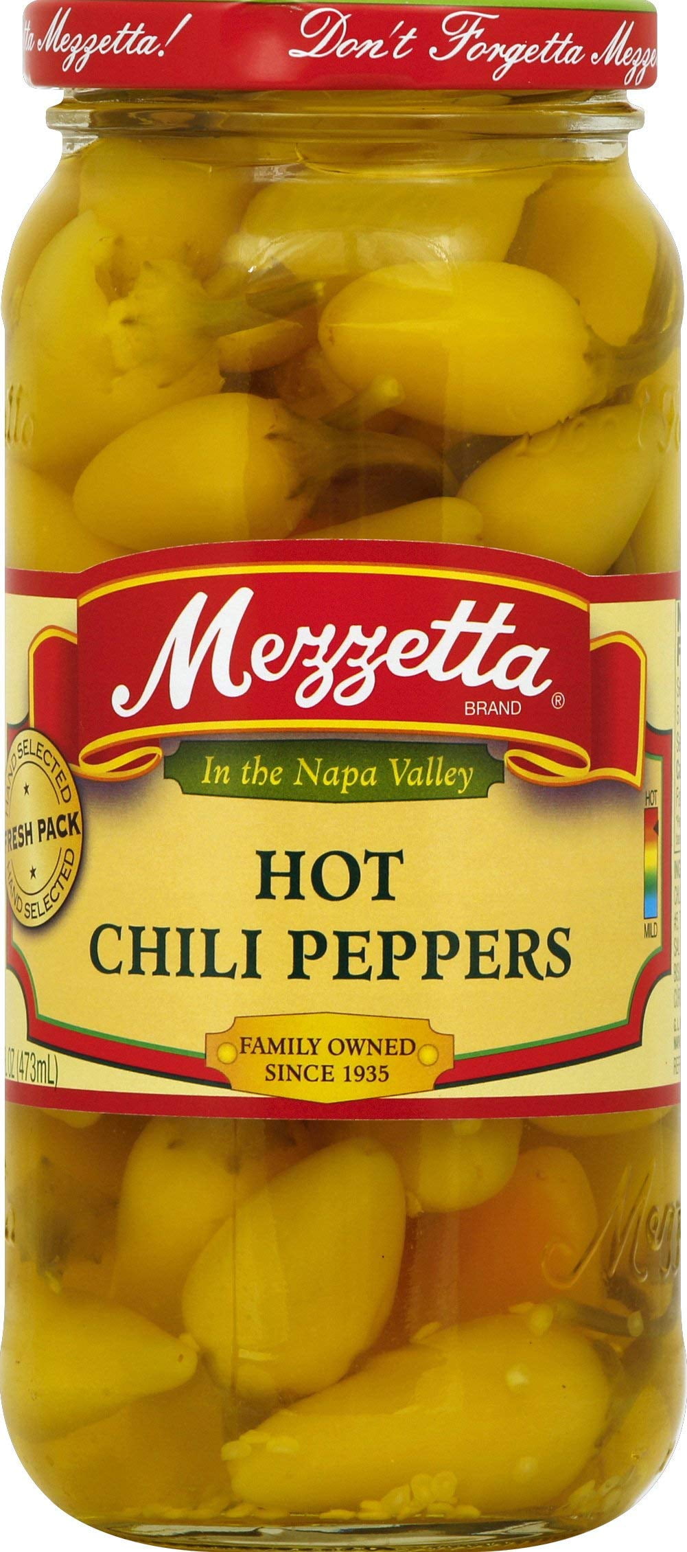 Mezzetta Hot Chili Peppers, 16 Oz