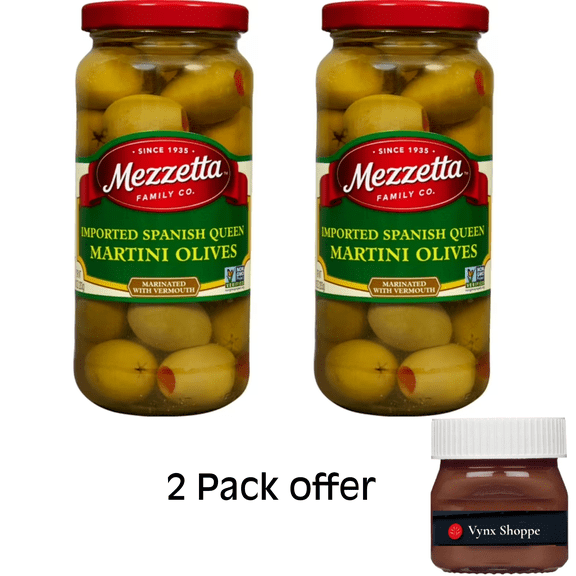 Mezzetta Imported Spanish Queen Martini Olives, 10 oz Dr. Wt. Jar
