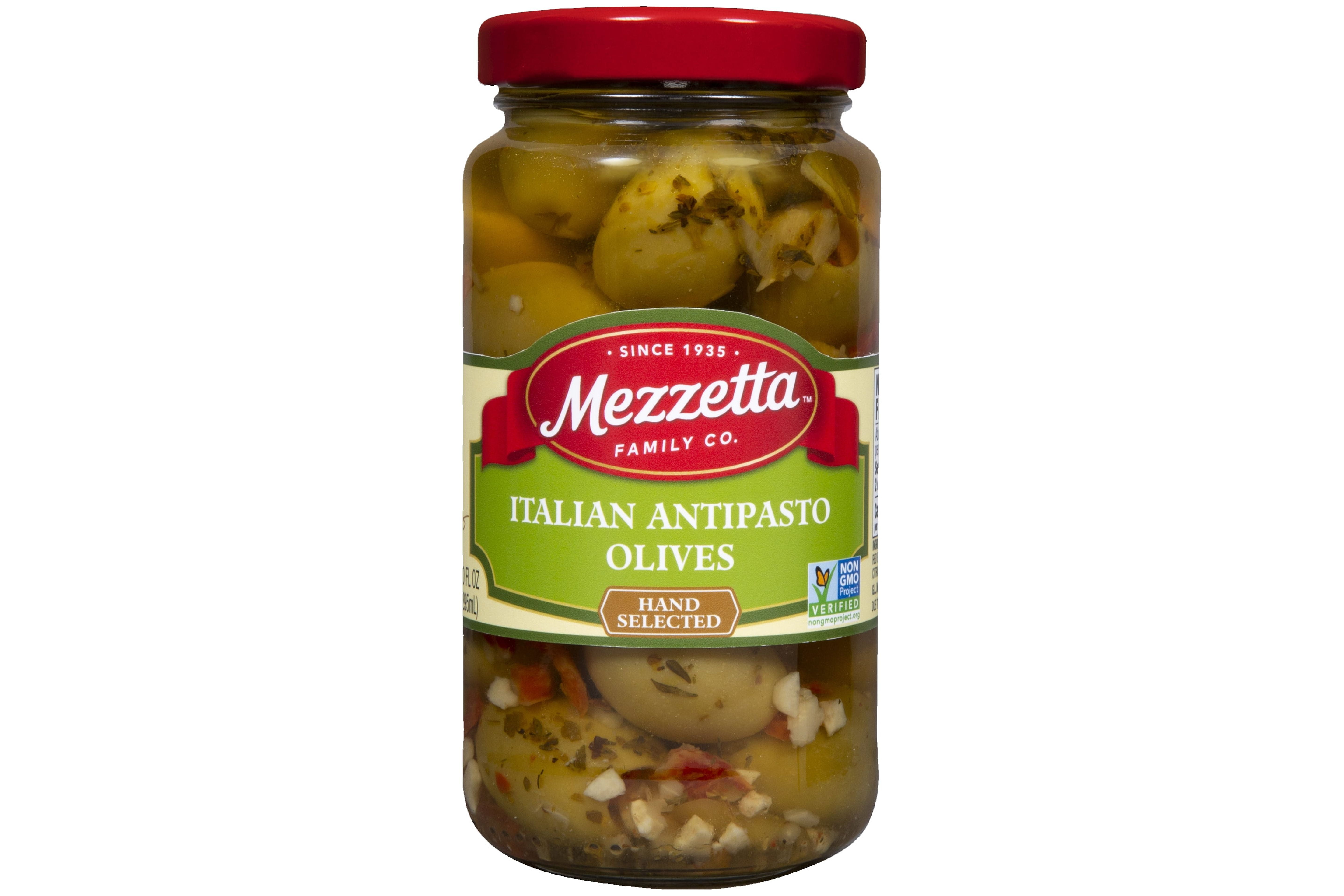 Mezzetta Italian Antipasto Olives, 10 fl oz Jar