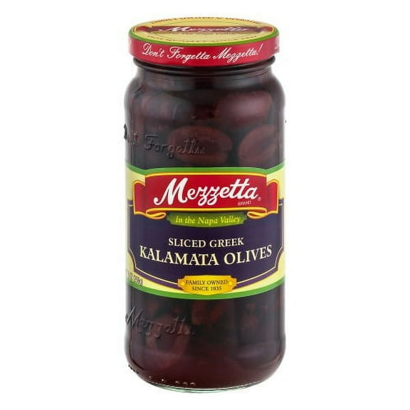 Mezzetta Kalamata Olives Sliced Greek (Pack of 24)