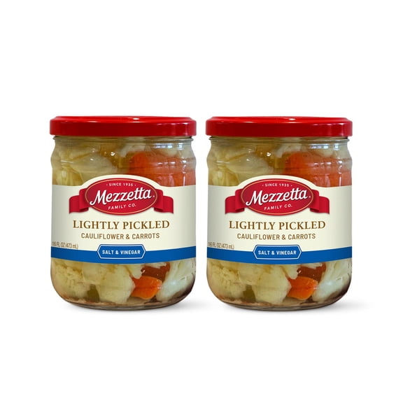 Mezzetta Lightly Pickled Cauliflower & Carrots Salt & Vinegar
