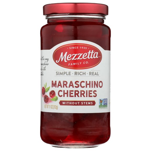 Mezzetta Maraschino Cherries 11 Ounce (Pack Of 6)