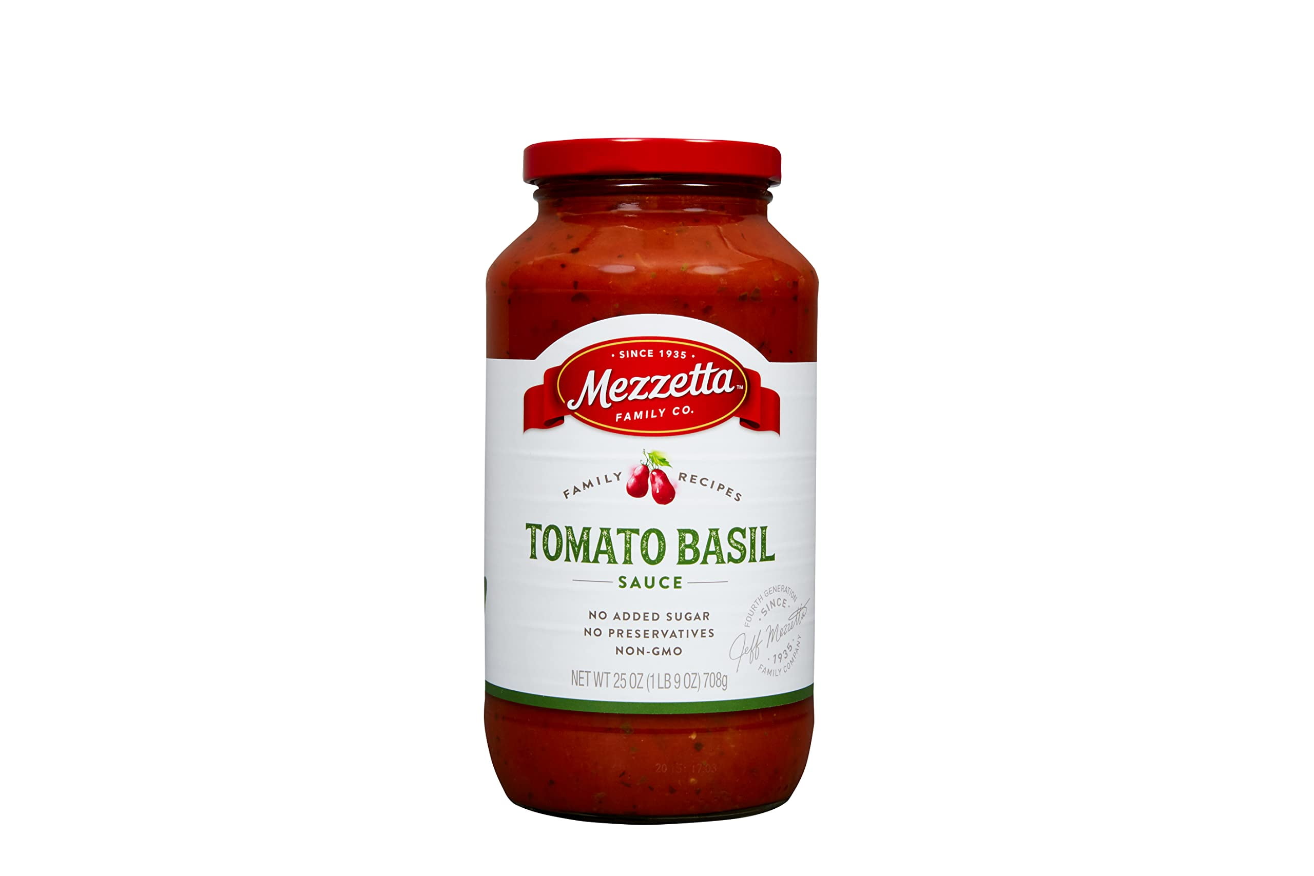 Mezzetta Napa Valley Homemade Tomato and Sweet Basil Sauce 25