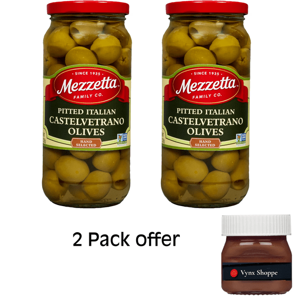 Mezzetta Pitted Italian Castelvetrano Olives, 8 oz Dr. Wt. Jar